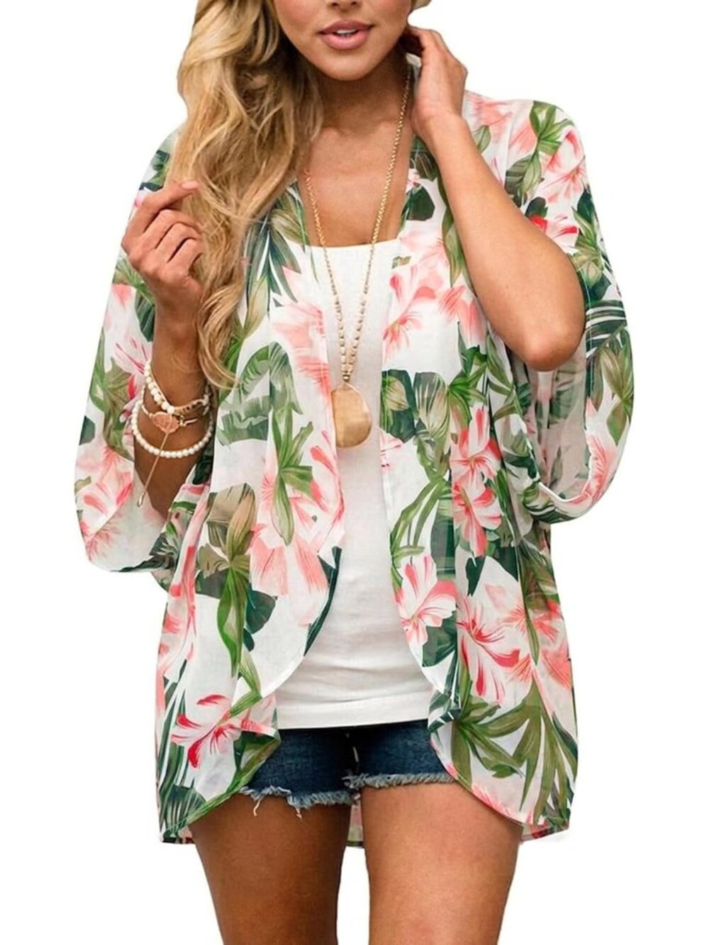 Women's Chiffon Kimono Loose Casual Open Front s